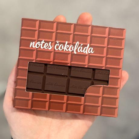 Voňavý notes čokoláda, 