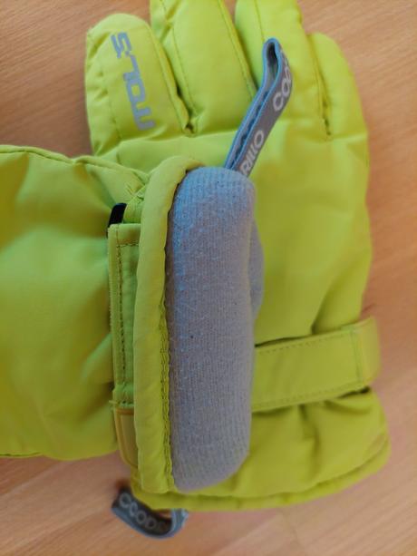 Lyziarske rukavice neonove - velk. 10-11rokov, coccodrillo,xl