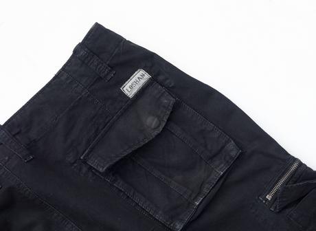 Bavlnené čierne kapsáče, xl