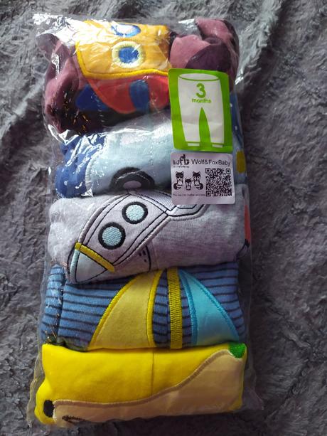 Tepláky 0-3 mesiace, 5ks, 50