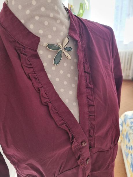 Bordová blúzka dorothy perkins 40, dorothy perkins,40