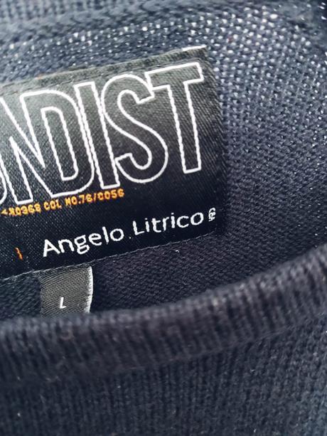 Čierny kvalitný pánsky pulover-angelo litricos c&a, l