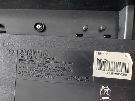 Yamaha psr f50 klavesy,