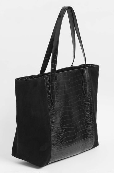 Kabelka dvoch materiálov, next