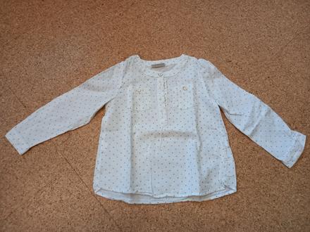 Elegantná blúzka so zlatými bodkami, 110