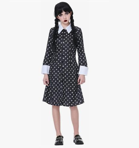 Šaty wednesday addams, 