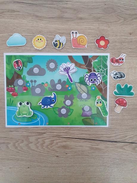 Pracovný zošit na suchú zips zvieratka od 1,5 roka, 