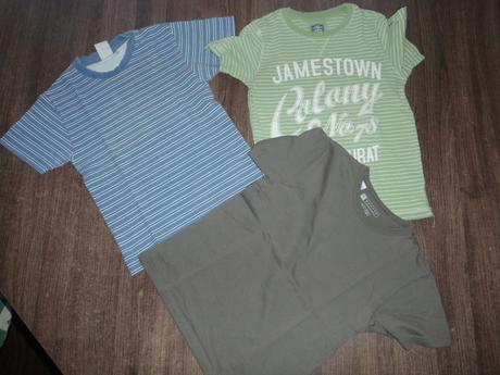 3x tričko s krátkym rukávom, palomino,122