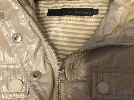 Krásna zlata bunda calvin klein, calvin klein,m
