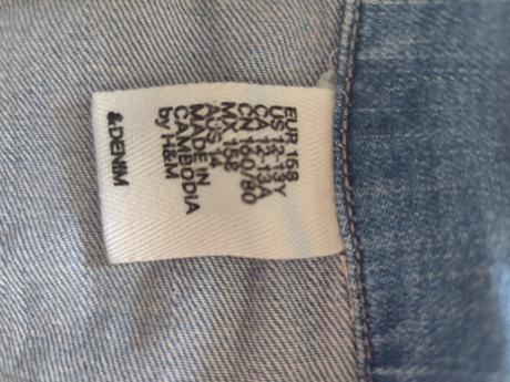 Dievčenská rifľová vesta veľ.eur 158, denim,158