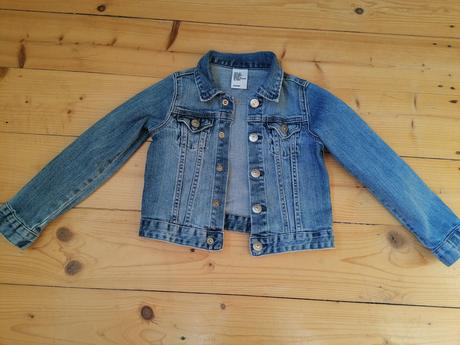 Riflová bunda, h&m,110