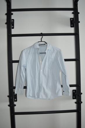 Košeľa jemné modré kocky, 146