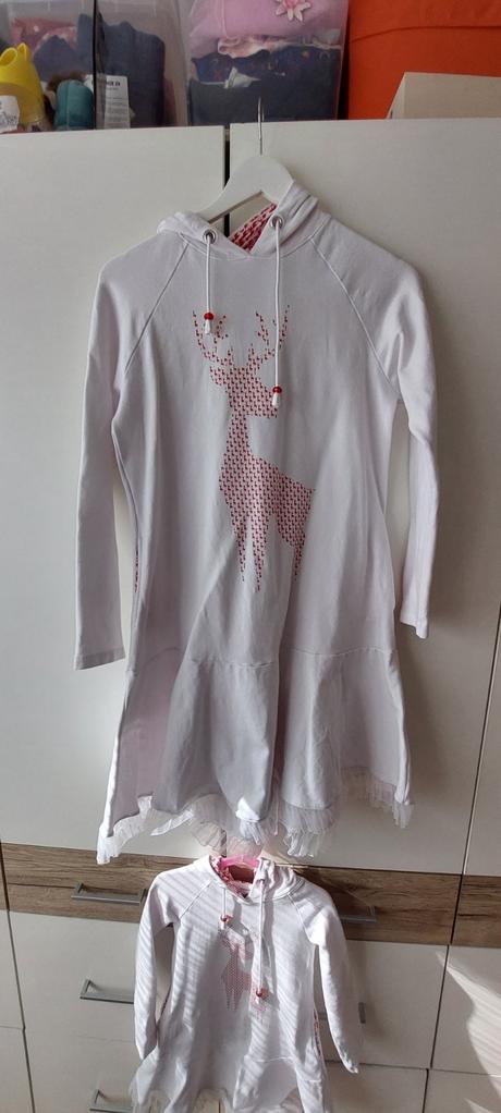 Šaty mama a dcéra vianočné fíha tralala, 122