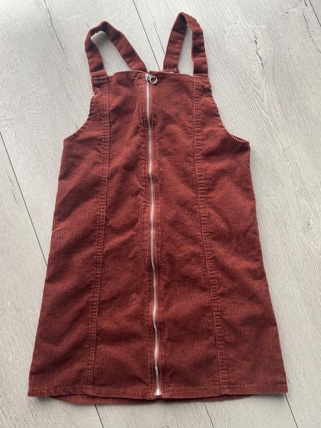 Menčestrové šaty na traky, denim co,146