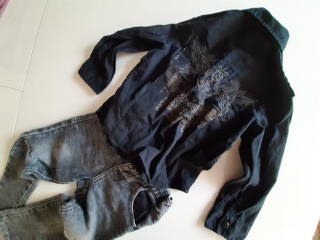 Next signature košela s vyšivkou na chrbate, next,98