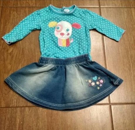 Suknička+tričko, f&f,68