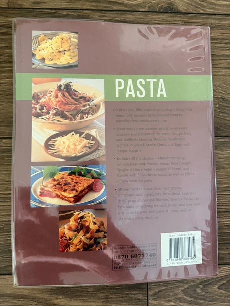 Kuchárska kniha pasta,