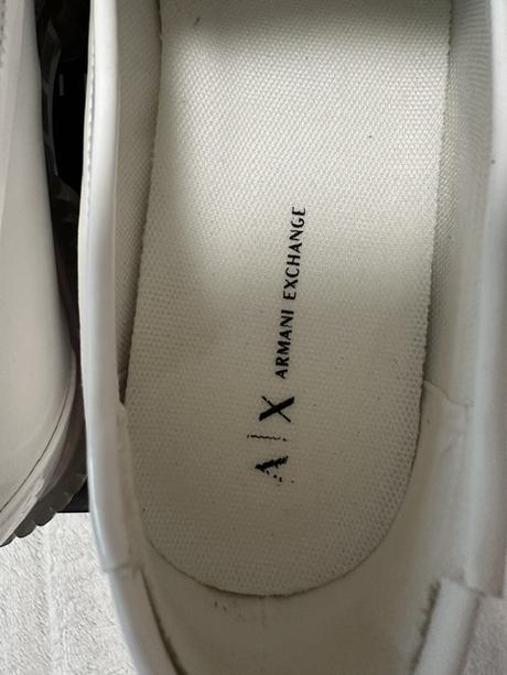 Biele lakované topánky zn armani exchange originál, armani,39