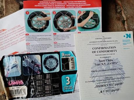 Snehové reťaze r-9 lampa, 
