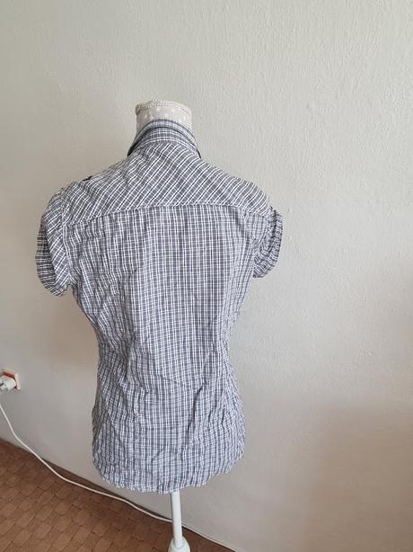 Sivo biela káro blúzka rodin hills veľ. 40, 40