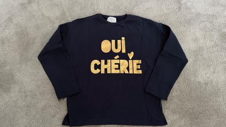 Mikina so zlatým nápisom zara, zara,140