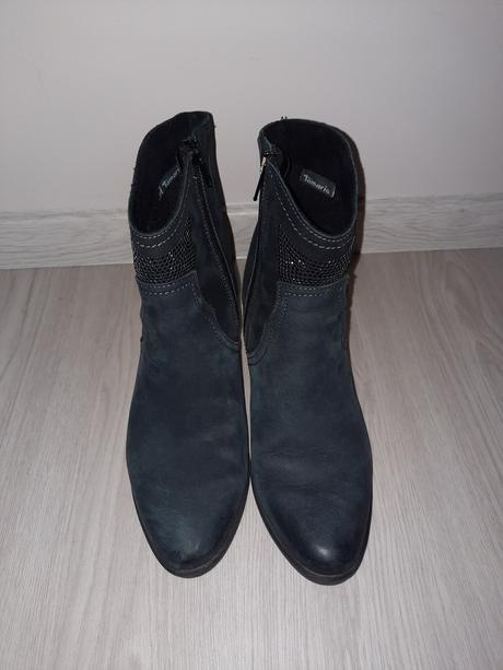 Kožené čižmy tamaris, tamaris,37
