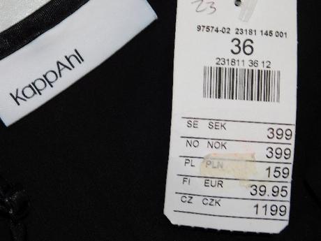 Velmi pekne saty na slavnost,čiernej farby, kappahl,36