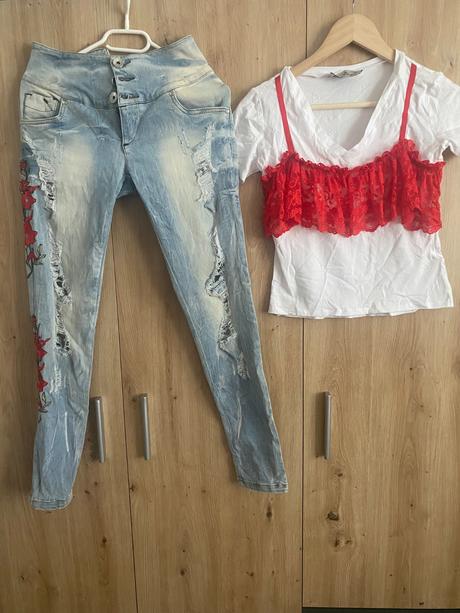 Predám rifle a tričko, l