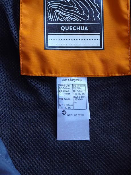 Turistická vetrovka 140, quechua,140