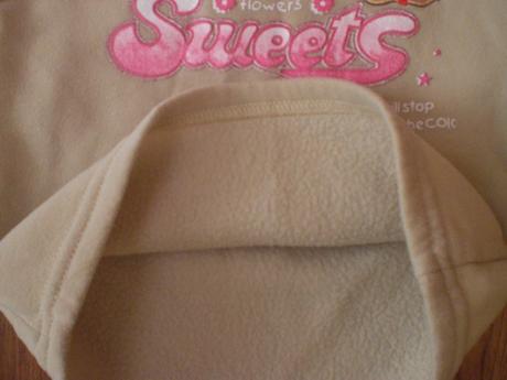 Béžová mikinka zateplená 80/86, 86