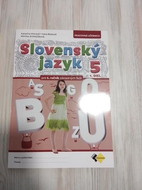 Pracovná učebnica slovenský jazyk pre 5.ročník, 