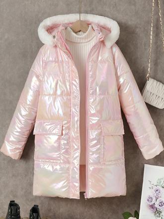 Kabát holograficky s kapucňou, 128 / 134 / 140 / 146 / 152