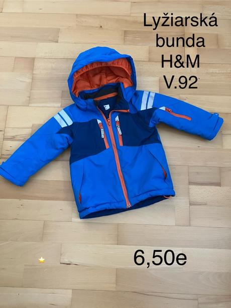 Zimná lyžiarská bunda, h&m,92