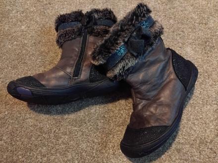 Čižmy s kozusinkou, vertbaudet,28