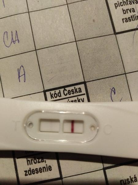 Slabá druhá čiarka. Som tehotná?