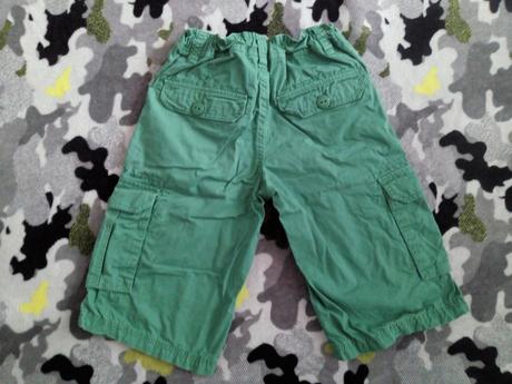 Zelené krátke nohavice, 140