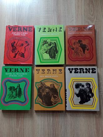 5 ks jules verne knižky, 