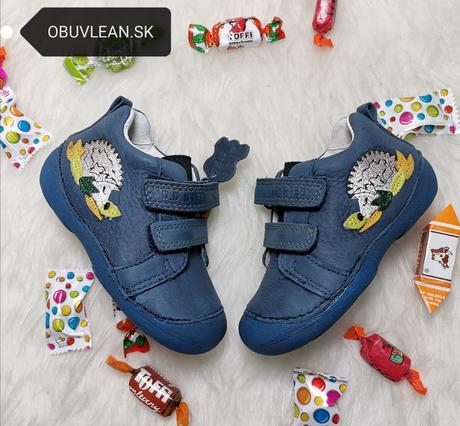 Chlapčenské kožené topánky 19 60072 b, d.d.step,20