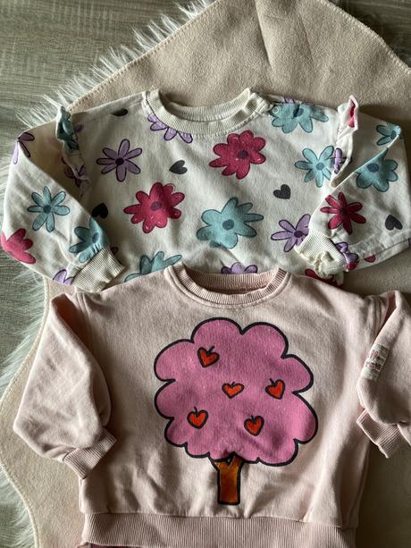 Mikinky kvetinky a stromček 86, zara,86