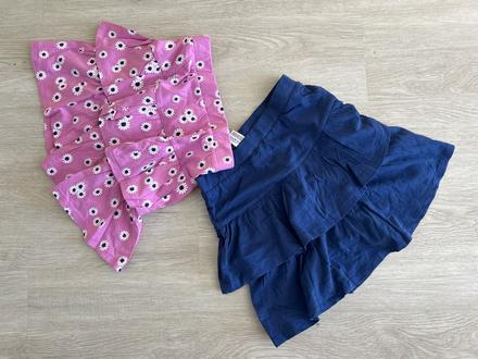 Dievcenske bavlnene sukne vel. 140, palomino,140