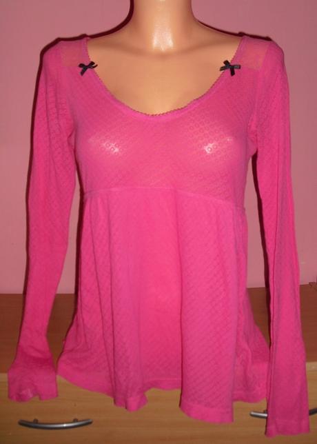 Luxusny romanticky top s ruzou, m