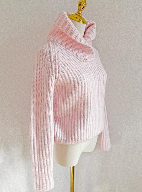 Hrejivý pulóver so šálovým golierom, s