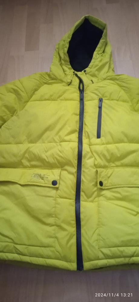 Chlapčenská žltá zimná bunda, reserved,164