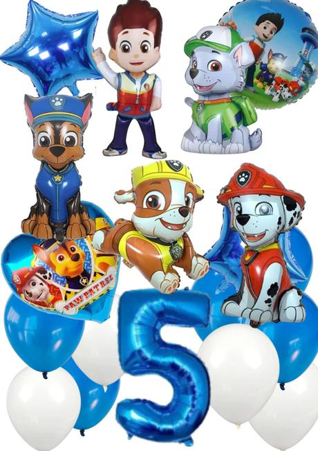 Balóny tlapky/ labková patrola- až 15/16/17/18/19/, 