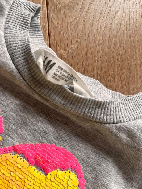 Mikina so srdiečkom, h&m,110