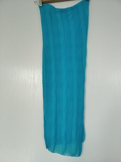 Tyrkysový ľahký šál / šatka, 