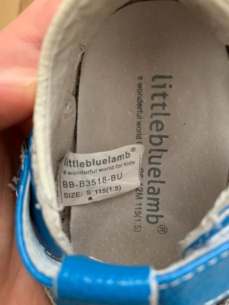 Sandálky capačky little blue lamb, little blue lamb,<17