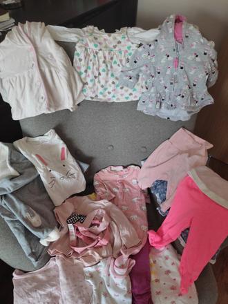 Balík oblečenia dievča 0-3 mesiace, 50–62