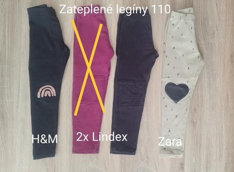 Zateplené legíny, lindex,110