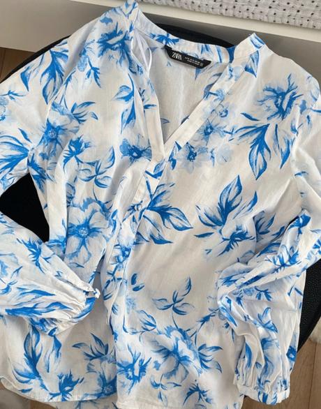 Dámska kvetovaná blúzka, zara,s